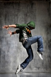 A very nimble man. A very nimble man.