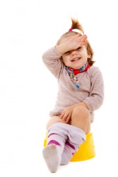 A little girls goes pee. A little girls goes pee.