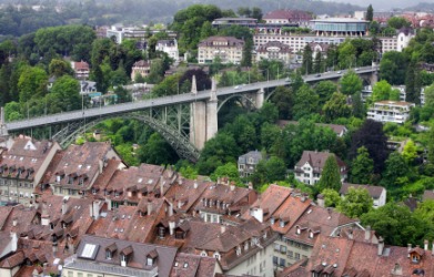 A view of the city of Bern. A view of the city of Bern.