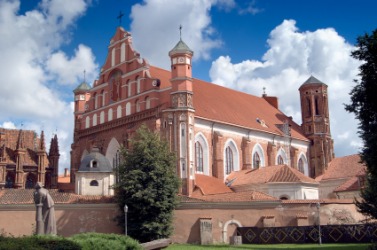 A Bernardine church. A Bernardine church.