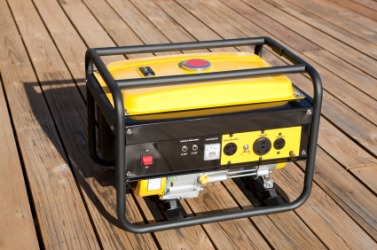 A portable electric generator. A portable electric generator.