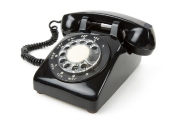 This rotary telephone is out-of-date. This rotary telephone is out-of-date.