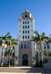 Beverly Hills city hall. Beverly Hills city hall.