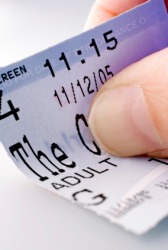This ticket provides admission to a movie. This ticket provides admission to a movie.