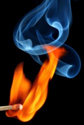 The tips of matches have a very combustible coating. The tips of matches have a very combustible coating.