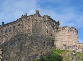Edinburgh Castle is a fortress. Edinburgh Castle is a fortress.
