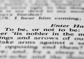 A Shakespearian quotation. A Shakespearian quotation.