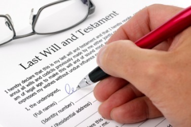 Your will is an example of a testament. Your will is an example of a testament.