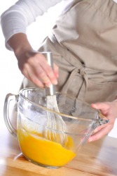 Eggs being whipped. Eggs being whipped.