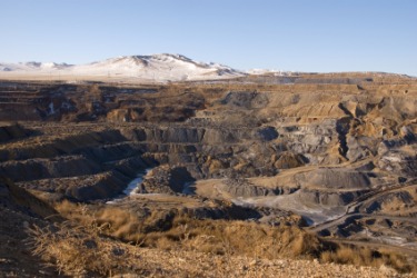 This quarry has been depleted of its coal. This quarry has been depleted of its coal.