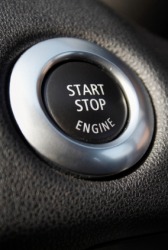 The ignition switch in an automobile. The ignition switch in an automobile.