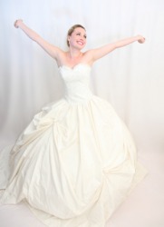 A brides jubilation. A brides jubilation.