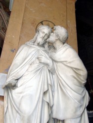 Judas' betrayal of Christ. Judas' betrayal of Christ.