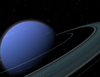 The planet Neptune. The planet Neptune.