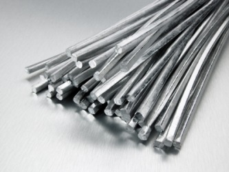 Rods made of tin. Rods made of tin.