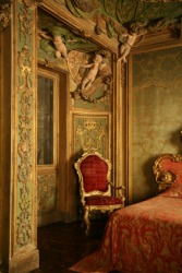 An antique room with antique furniture. An antique room with antique furniture.