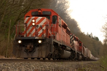 This train has a diesel engine. This train has a diesel engine.