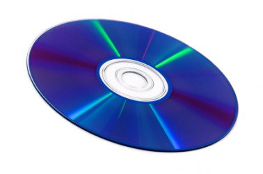 A blu-ray disc. A blu-ray disc.