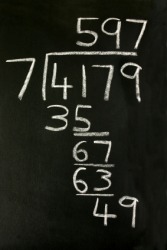 The quotient for this problem is 597. The quotient for this problem is 597.