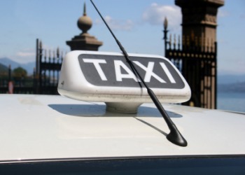The antenna on a taxi cab. The antenna on a taxi cab.