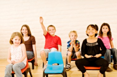 The empty chair indicates an absent student. The empty chair indicates an absent student.
