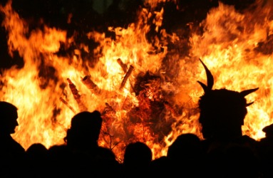Satan is said to live in Hades. Satan is said to live in Hades.
