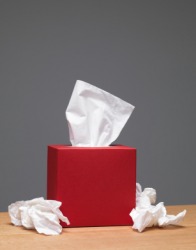 A box of tissues. A box of tissues.