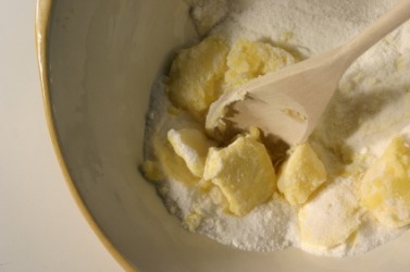 A mixture of butter and suger. A mixture of butter and suger.