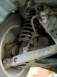 An automobiles suspension system. An automobiles suspension system.