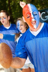 This would be an avid sports fan. This would be an avid sports fan.
