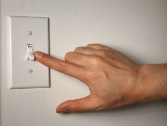 Turning off lights is an act of conservation. Turning off lights is an act of conservation.