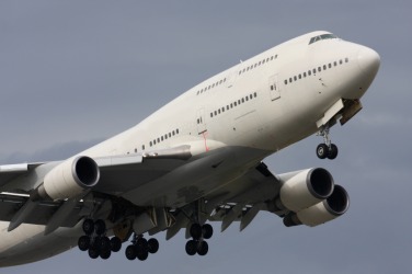 This airplane can be described as hulking. This airplane can be described as hulking.