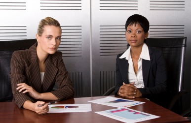 Two business partners. Two business partners.