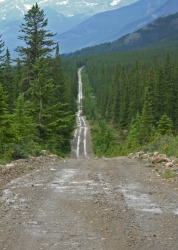 A very rough road. A very rough road.