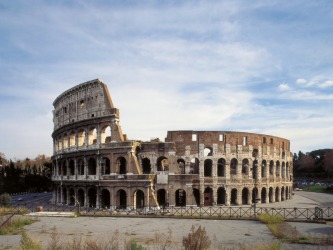 The Colosseum is an example of a ruin. The Colosseum is an example of a ruin.