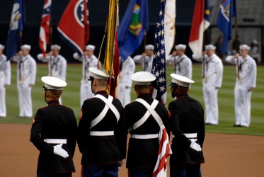 These men are in the service. These men are in the service.