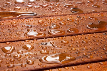 This wood has been given a water-repellent coating. This wood has been given a water-repellent coating.