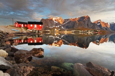 A rocky cove in Norway. A rocky cove in Norway.