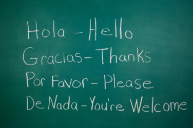 Spanish words and their English equivalents. Spanish words and their English equivalents.