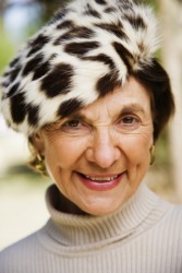 A mature woman with panache. A mature woman with panache.