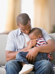 The father's pathos helped his son cope with the loss of his pet. The father's pathos helped his son cope with the loss of his pet.