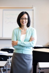 The teacher is well liked by her students because of her unconventional pedagogic style. The teacher is well liked by her students because of her unconventional pedagogic style.
