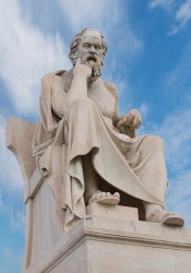 Statue of Greek philosopher Aristotle. Statue of Greek philosopher Aristotle.