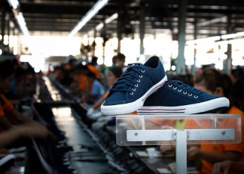 Shoes are made at this plant. Shoes are made at this plant.