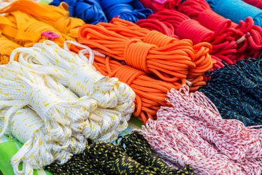 Assorted nylon ropes Assorted nylon ropes
