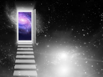 An imaginary doorway could be a portal to the other side of the universe. An imaginary doorway could be a portal to the other side of the universe.