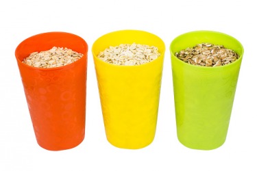 The yellow cup is in the middle position. The yellow cup is in the middle position.