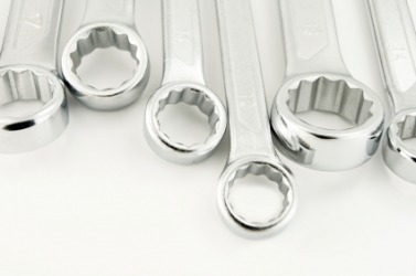 A set of Allen wrenches. A set of Allen wrenches.
