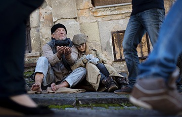 People living in poverty do not have enough money for basic necessities such as food and shelter. People living in poverty do not have enough money for basic necessities such as food and shelter.