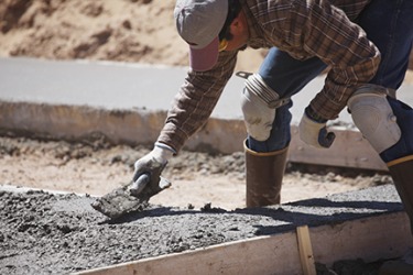 A concrete worker A concrete worker